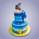 2 tier aladdin jasmine cake