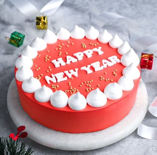 happy new year cake