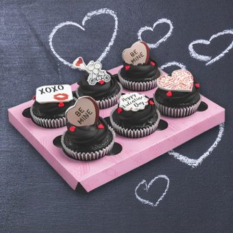 Be Mine Valentine Cupcakes (Set of 6)