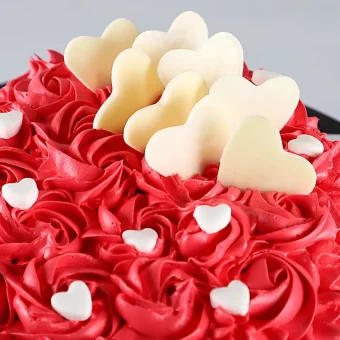 Heart Shape Chocolate Cake 2