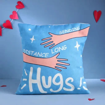 Long Distance Love Hug Pillow