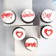 Love You More Valentine Cupcakes