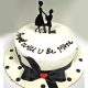 Propose Day Theme Cake