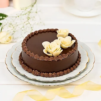 Flower Chocolate Cake