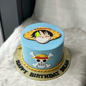luffy birthday cake