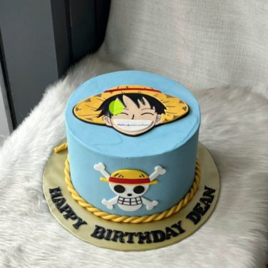 luffy birthday cake