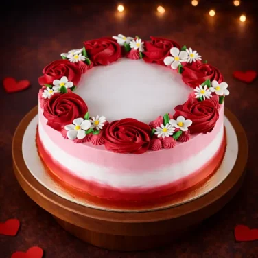 red rose delight cake