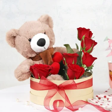 Romance with teddy