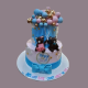 2 tier baby shower cake