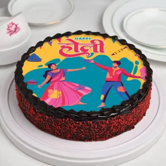 Rang Barse Holi Cake