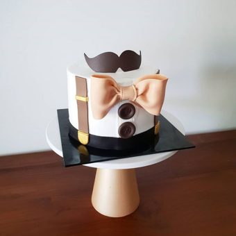 Gentleman Theme Cake