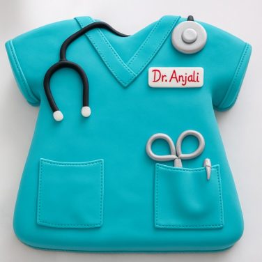 Doctor Scrub Shirt Cake