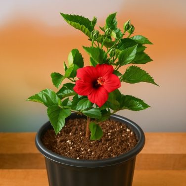 Hibiscus gudhal flower plant