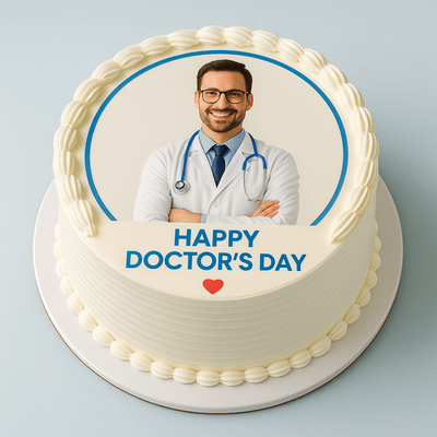 photo cake for doctor