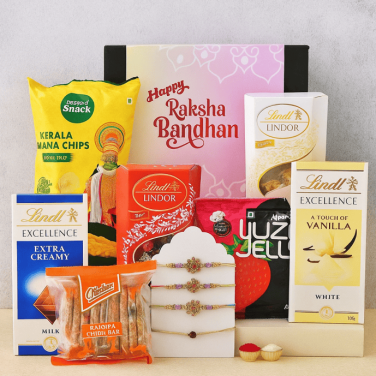 Deluxe Raksha Bandhan Snack & Chocolate Box
