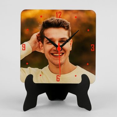 Personalised Table Clock For Him