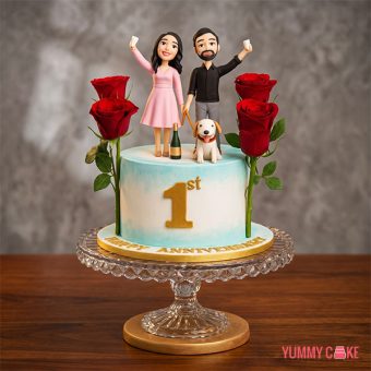 Cheers To One Year Cake