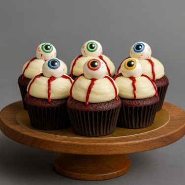 halloween eyeball cupcakes