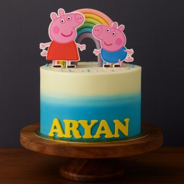 peppa and george cake