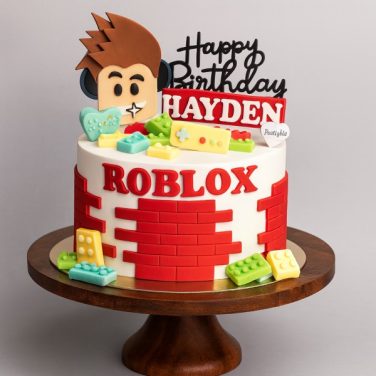 roblox brick birthday cake