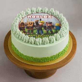 roblox photo print birthday cake