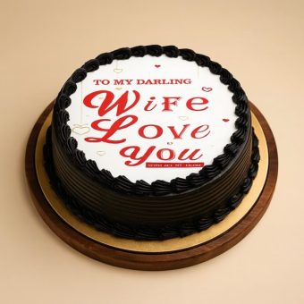 To My Darling Wife Cake