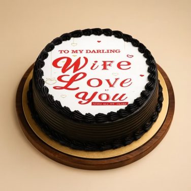 To My Darling Wife Cake