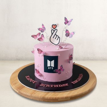 bts butterfly love cake