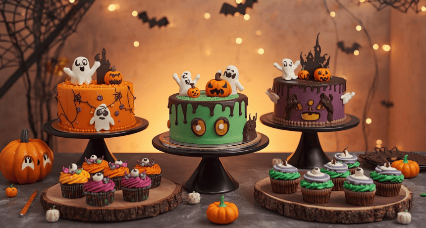 10 Easy Halloween Cake and Cupcake Ideas