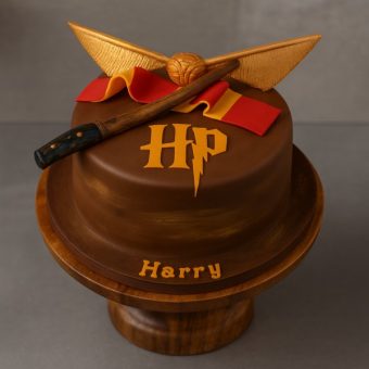 Harry Potter Broomstick Cake