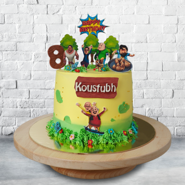 motu patlu cartoon cake