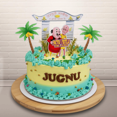 motu patlu king of kings cake