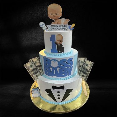 boss baby three tier cake