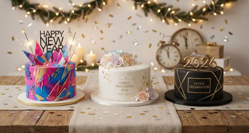 best new year cakes for friends family and office parties