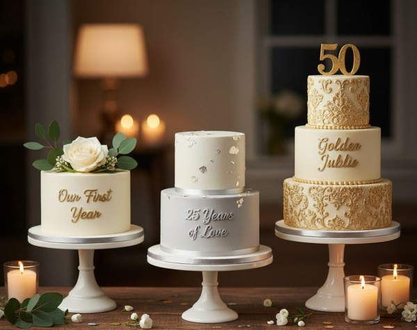 milestone specific anniversary cake wordings