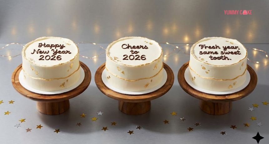 New Year Cake Quotes & Wishes for a Sweet Start