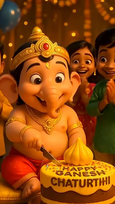 Ganesh Chaturthi Cake