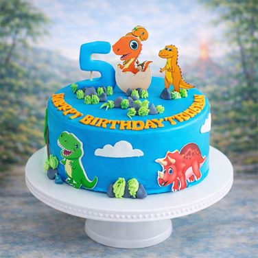 Dino Hatchling Birthday Cake