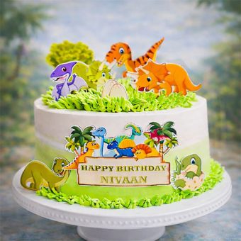 Dinosaur Adventure Theme Cake
