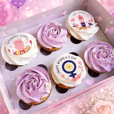 girl power cupcake box