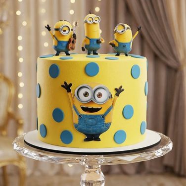 minion party celebration cake