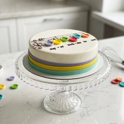 Music Button Theme Cake