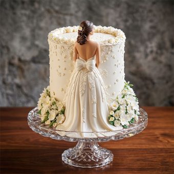 bride to be designer cake