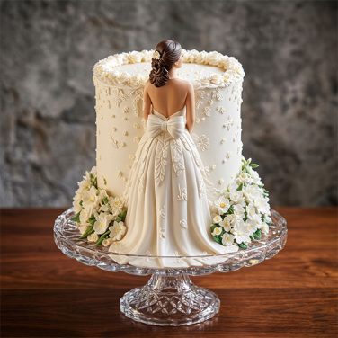 bride to be designer cake