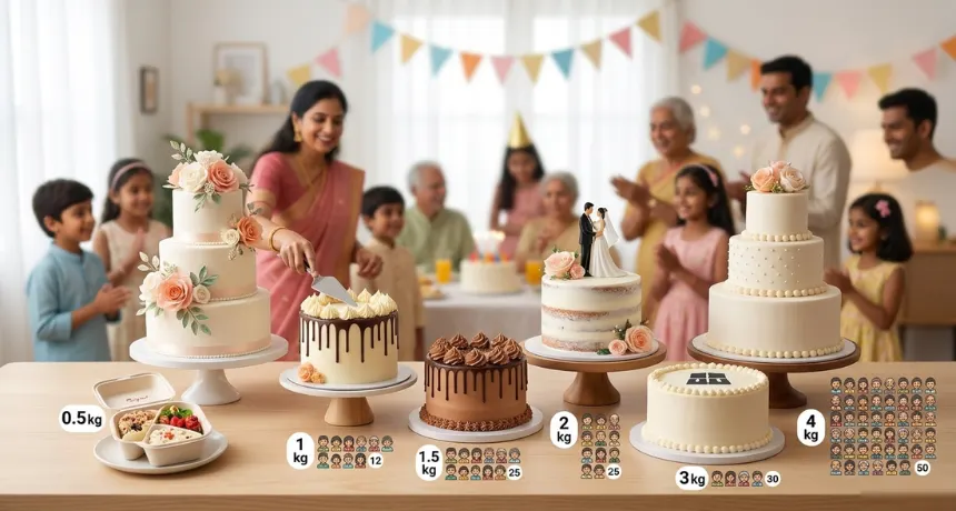 How Many People Does a Cake Serve? A Complete Cake Serving Chart for Indian Parties