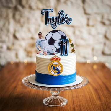 cr7 theme cake