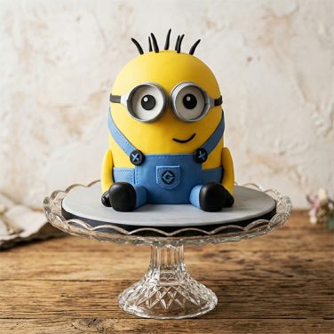 Cute Minion Figure Cake