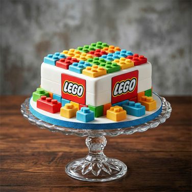 Kids Lego Building Block Cake Kids Lego Building Block Cake