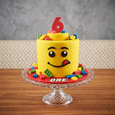 Lego Smile Face Birthday Cake lego smile face birthday cake