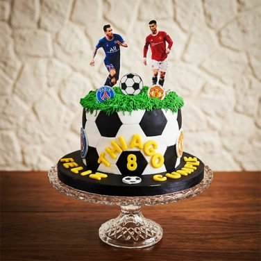 ronaldo and messi cake